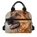 Vintage German Shepherd Portrait Print Insulated Lunch Bag