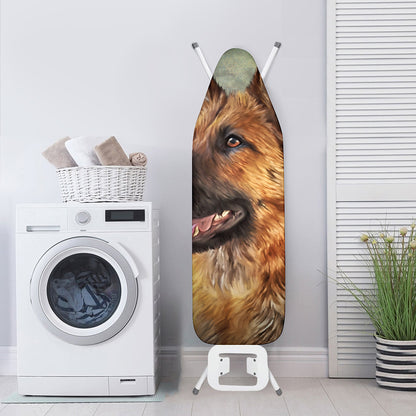 Vintage German Shepherd Portrait Print Ironing Board Cover