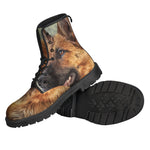 Vintage German Shepherd Portrait Print Backpack