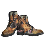 Vintage German Shepherd Portrait Print Backpack