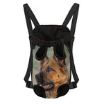 Vintage German Shepherd Portrait Print Pet Carrier Backpack