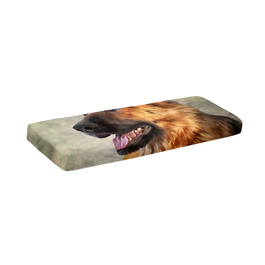 Vintage German Shepherd Portrait Print Piano Keyboard Cover