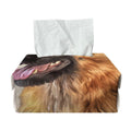 Vintage German Shepherd Portrait Print Rectangle Tissue Box Cover