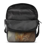 Vintage German Shepherd Portrait Print Rectangular Crossbody Bag