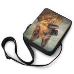 Vintage German Shepherd Portrait Print Rectangular Crossbody Bag