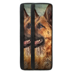 Vintage German Shepherd Portrait Print Refrigerator Handle Covers