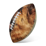 Vintage German Shepherd Portrait Print Rugby Ball