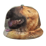 Vintage German Shepherd Portrait Print Snapback Cap