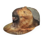 Vintage German Shepherd Portrait Print Snapback Cap
