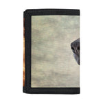 Vintage German Shepherd Portrait Print Trifold Wallet