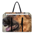 Vintage German Shepherd Portrait Print Utility Tote Bag