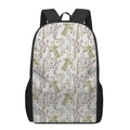 Vintage Giraffe Print 17 Inch Backpack