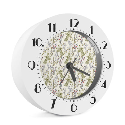 Vintage Giraffe Print Alarm Clock