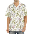Vintage Giraffe Print Aloha Shirt