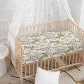 Vintage Giraffe Print Baby Crib Sheet