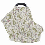 Vintage Giraffe Print Baby Seat Cover