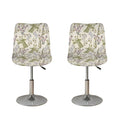 Vintage Giraffe Print Bar Stool Covers
