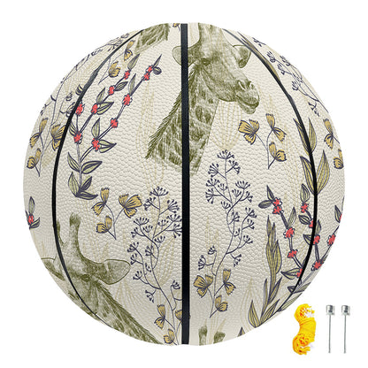 Vintage Giraffe Print Basketball
