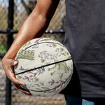 Vintage Giraffe Print Basketball