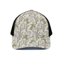 Vintage Giraffe Print Black Mesh Trucker Hat