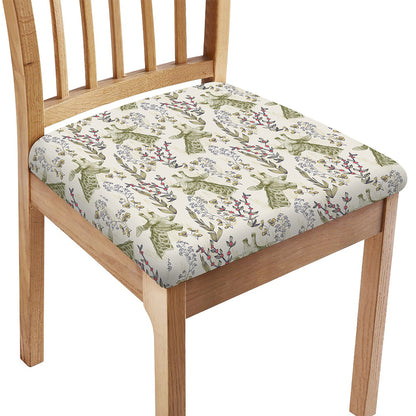 Vintage Giraffe Print Chair Cushion Cover
