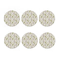 Vintage Giraffe Print Coaster Set