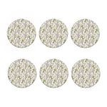 Vintage Giraffe Print Coaster Set