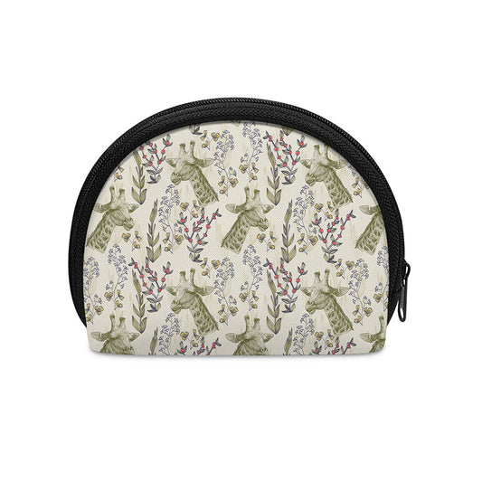 Vintage Giraffe Print Coin Purse