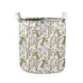 Vintage Giraffe Print Collapsible Laundry Basket