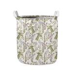 Vintage Giraffe Print Collapsible Laundry Basket