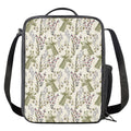 Vintage Giraffe Print Crossbody Lunch Bag