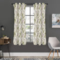 Vintage Giraffe Print Grommet Curtain Panels