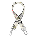 Vintage Giraffe Print Dog Seat Belt