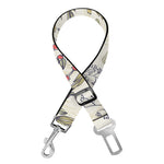 Vintage Giraffe Print Dog Seat Belt