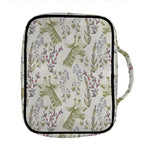 Vintage Giraffe Print Front Pocket Bible Bag