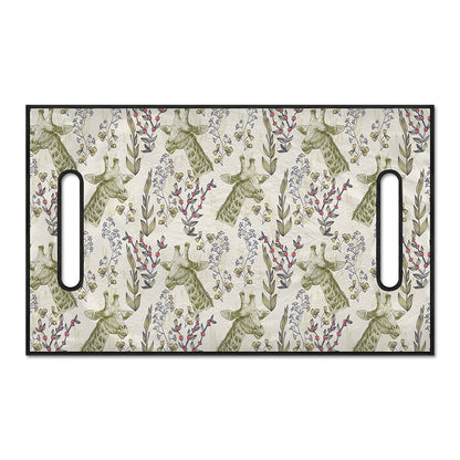 Vintage Giraffe Print Golf Cart Seat Cover