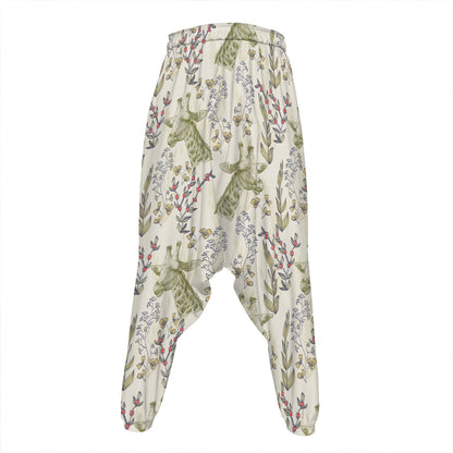 Vintage Giraffe Print Hammer Pants