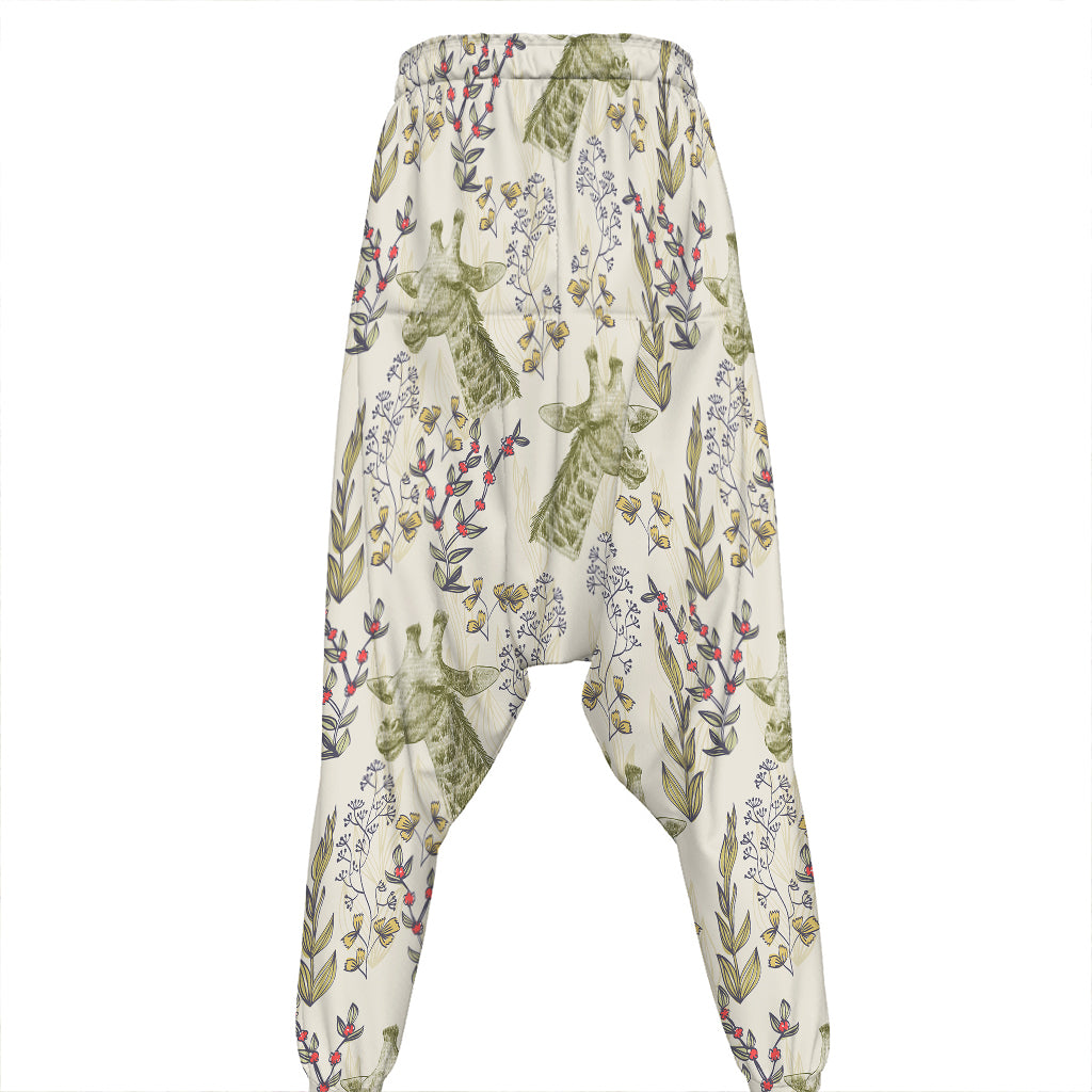 Vintage Giraffe Print Hammer Pants