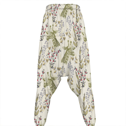 Vintage Giraffe Print Hammer Pants