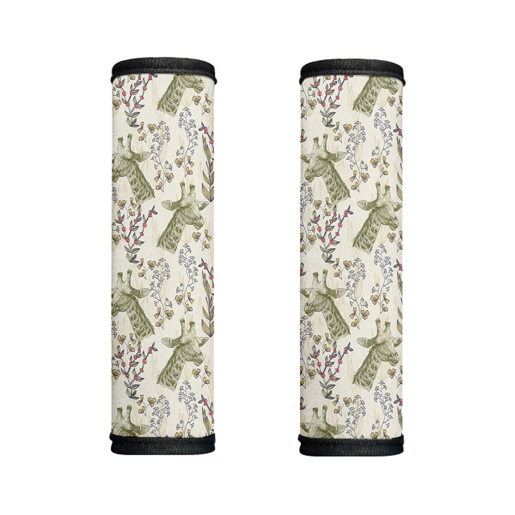 Vintage Giraffe Print Handle Covers