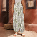 Vintage Giraffe Print Harem Pants