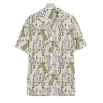 Vintage Giraffe Print Hawaiian Shirt