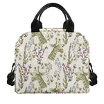 Vintage Giraffe Print Insulated Lunch Bag
