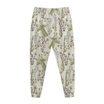 Vintage Giraffe Print Jogger Pants