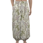 Vintage Giraffe Print Lantern Pants