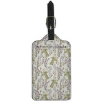 Vintage Giraffe Print Luggage Tag