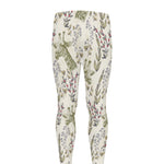 Vintage Giraffe Print Men's leggings