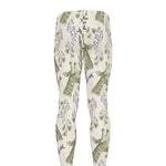 Vintage Giraffe Print Men's leggings