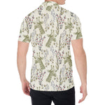 Vintage Giraffe Print Men's Shirt