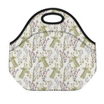 Vintage Giraffe Print Neoprene Lunch Bag